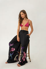 Black Wide-Leg Pants – Tobacco