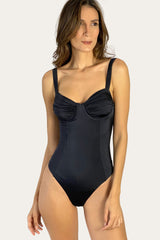 Black Reversible Underwire One-Piece – Indico