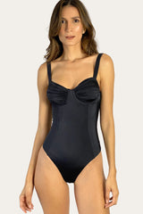 Black Reversible Underwire One-Piece – Indico