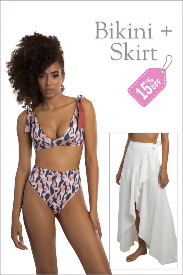 BIKINI NEGRIL/SICILIA + SKIRT VENICE