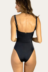 Black Reversible Underwire One-Piece – Indico