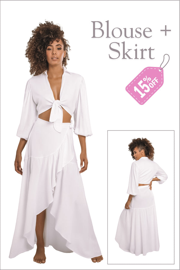 BLOUSE VIK + SKIRT VENICE