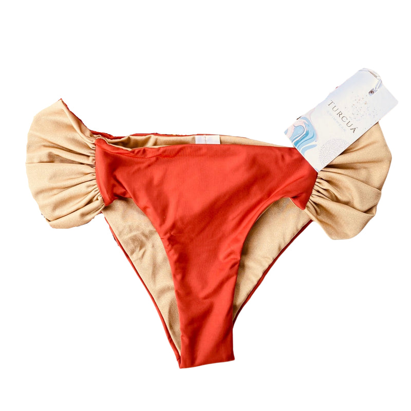 Bikini set for women in solid terracotta - Ref. Kala