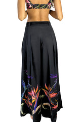 Black Wide-Leg Pants – Tobacco